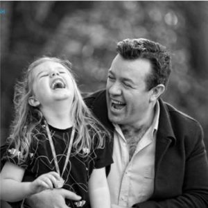 Legacy ambassadors, Grace Money with dad, Liam Money